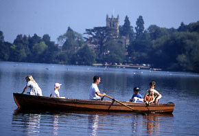 Boating on the Mere at Ellesmere
