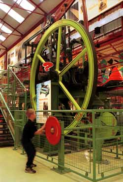 Enginuity - massive fly wheel